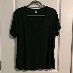 END OF YEAR SALE! | Old Navy Green Luxe Ribbed Top
